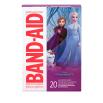 Marca BAND-AID® Apósitos con imágenes de Frozen de Disney, 20 unidades, frente del paquete