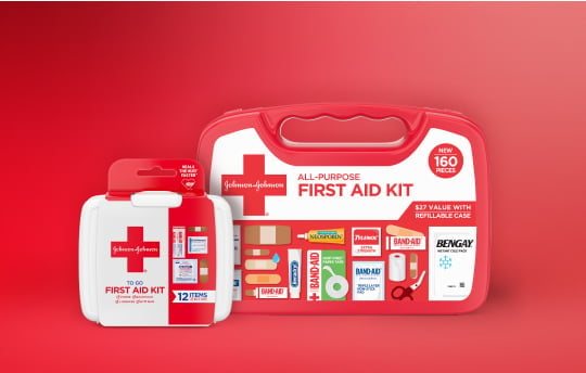 Variedad de kits de primeros auxilios